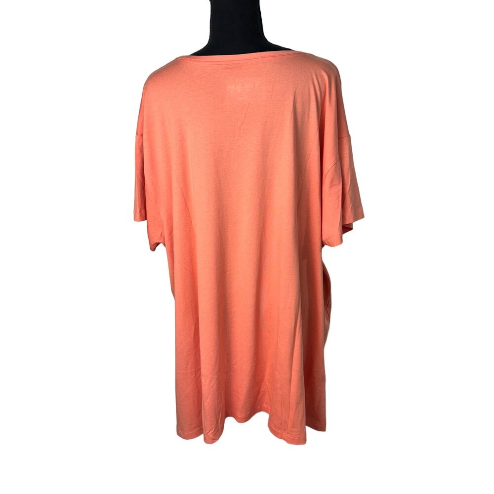 Koolaburra by UGG Jersey Short Sleeve Tunic Faded Rust Plus Size 3X NWOT - Picture 5 of 10